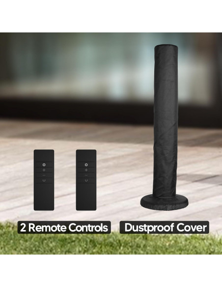 Calentador Eléctrico Infrarrojo Portátil Sundate 1500W IP65 Calentador Eléctrico Infrarrojo Portátil Sundate 1500W IP65