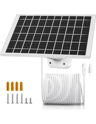 Cargador Solar 3 Paquetes CYJJZQ para Eufycam 3C/2C Pro