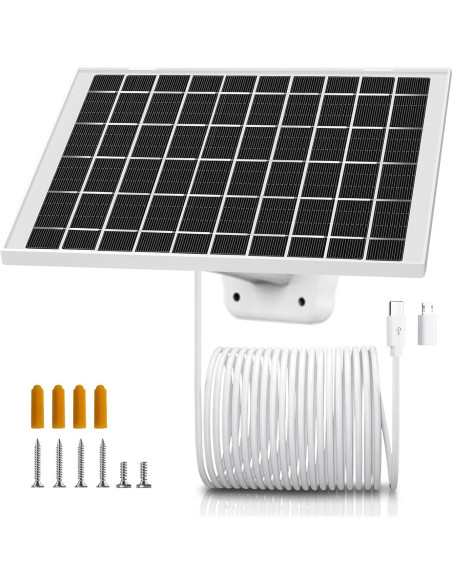 Cargador Solar 3 Paquetes CYJJZQ para Eufycam 3C/2C Pro Cargador Solar 3 Paquetes CYJJZQ para Eufycam 3C/2C Pro