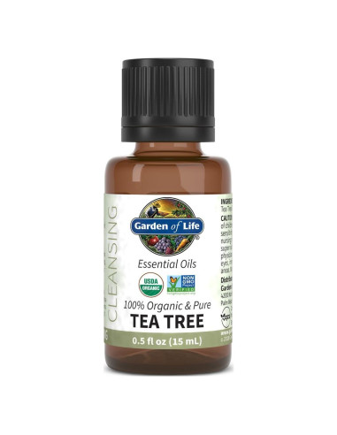 Aceite Esencial Árbol de Té Jardín de la Vida 15 mL 100% Orgánico