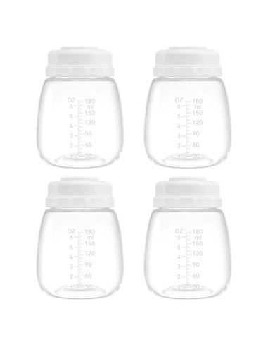 Botellas de Almacenamiento de Leche TOVVILD 4 pcs 180ml