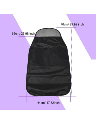 Protector de Asiento Trasero para Niños Middrivr 66x44cm