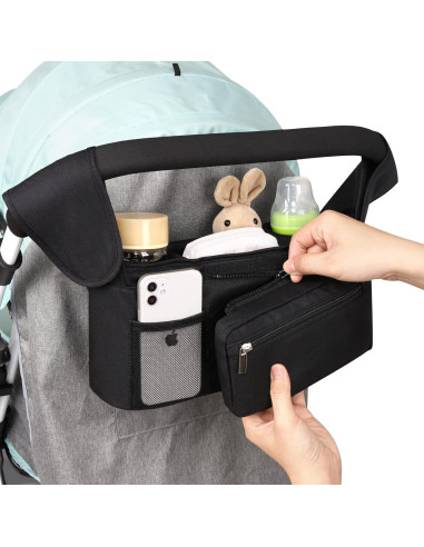 Organizador Universal para Carriola Accmor con Soporte para Vaso