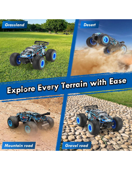 Coche RC Todo Terreno BIFYTON 1:18 Azul 20KM/H LED Coche RC Todo Terreno BIFYTON 1:18 Azul 20KM/H LED