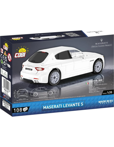 Modelo de Bloques Maserati Levante S COBI 1:35 108 Piezas Modelo de Bloques Maserati Levante S COBI 1:35 108 Piezas
