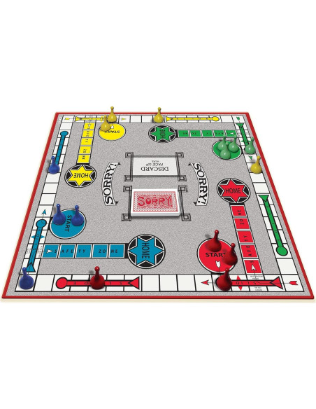 Juego de Mesa Sorry! Retro Winning Moves - 1-4 Jugadores, 6+ Años Juego de Mesa Sorry! Retro Winning Moves - 1-4 Jugadores, 6+ Años