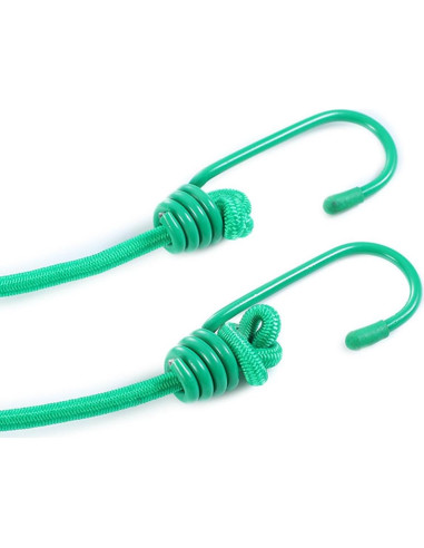 Cuerda de Ropa Retráctil ALINNA 3.66m con 12 Pinzas Verde