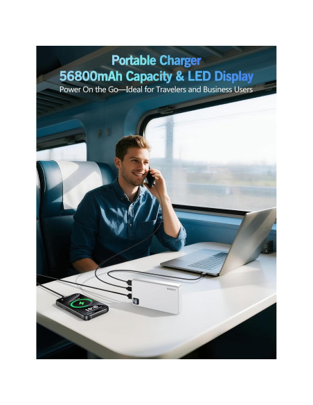 Cargador Portátil Daximen N9 56800mAh Carga Rápida 22.5W Cargador Portátil Daximen N9 56800mAh Carga Rápida 22.5W
