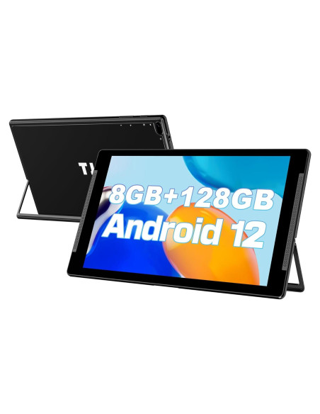 Tableta TJD Android 12 de 10.1" 8GB RAM 128GB ROM Negro Tableta TJD Android 12 de 10.1" 8GB RAM 128GB ROM Negro
