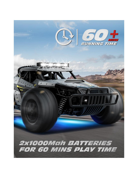 Coche RC Tecnock 4WD 1.45kg 20km/h LED Recargable Coche RC Tecnock 4WD 1.45kg 20km/h LED Recargable