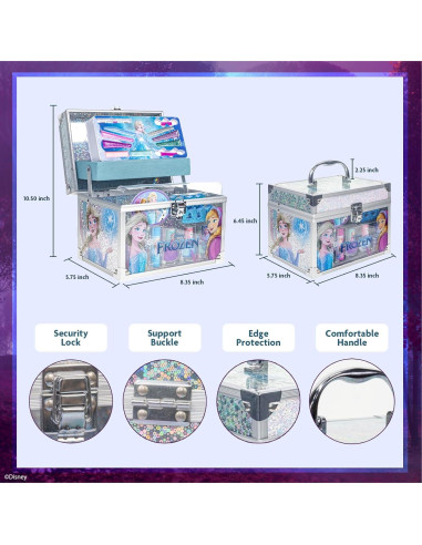 Juego de Belleza Frozen Townley Girl Kit Maquillaje Niñas