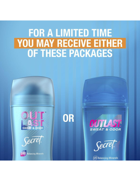 Desodorante Antitranspirante Gel Claro Secret Outlast 74g x4 Desodorante Antitranspirante Gel Claro Secret Outlast 74g x4