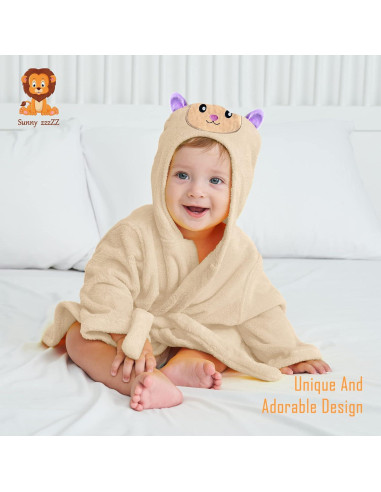 Bata de Peluche para Bebé Unisex Sunny zzzZZ - 2 Paquete