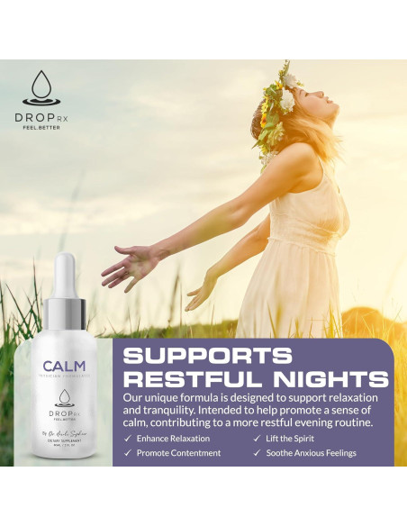 Gotas Calmantes DropRx por Dr. Nicole Saphier 59.15 ml Gotas Calmantes DropRx por Dr. Nicole Saphier 59.15 ml