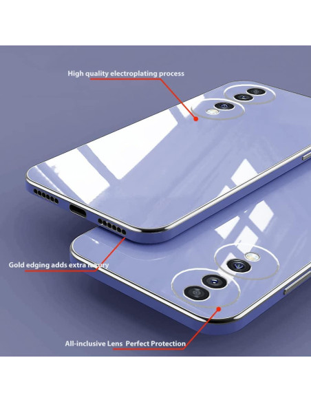 Funda Silicona TPU Honor 70 Antichoque Rosa Plating Funda Silicona TPU Honor 70 Antichoque Rosa Plating