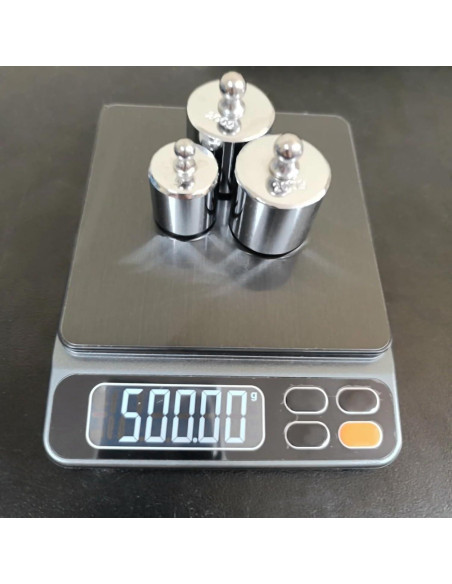 Kit de Pesas de Calibración SEUNMUK 16 Piezas 10g a 500g Kit de Pesas de Calibración SEUNMUK 16 Piezas 10g a 500g