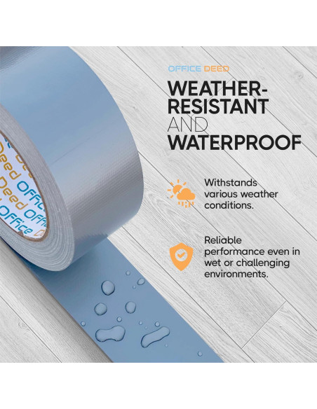 Cinta Adhesiva Resistente al Agua Office Deed 12 Rollos 5.08cm x 27.43m Cinta Adhesiva Resistente al Agua Office Deed 12 Rollos 5.08cm x 27.43m