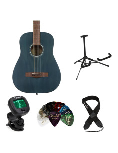 Guitarra Acústica Fender FA-15 3/4 Cuerdas de Acero Azul