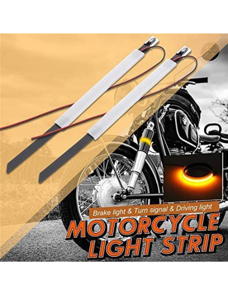 Kit de Luces LED de Señal de Giro Topku para Motocicleta 39-41mm Kit de Luces LED de Señal de Giro Topku para Motocicleta 39-41mm