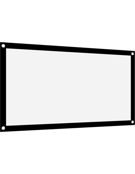 Pantalla de proyector portátil Tbest 101.6 cm blanca sin arrugas Pantalla de proyector portátil Tbest 101.6 cm blanca sin arrugas