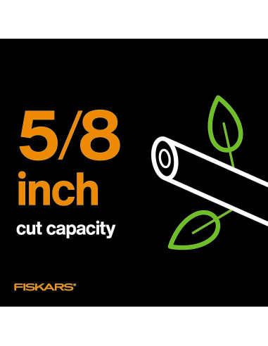 Tijeras de podar Fiskars SoftGrip Bypass, acero, 1.6 cm