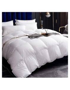 Edredón de Plumas de Pato Orgánico Cobnom King 269x228 cm