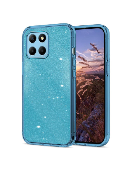 Funda Honor X6 Brillante a Prueba de Golpes Wousunly Azul Funda Honor X6 Brillante a Prueba de Golpes Wousunly Azul