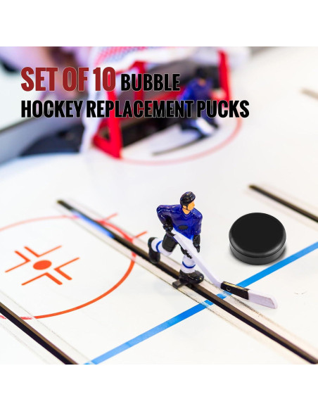 Mini Pucks de Hockey Liliful 10 Piezas 25x8.5mm Goma Silicona Mini Pucks de Hockey Liliful 10 Piezas 25x8.5mm Goma Silicona