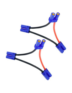 Conector de serie EC5 JINOARC 10cm 10AWG 2 Macho 1 Hembra