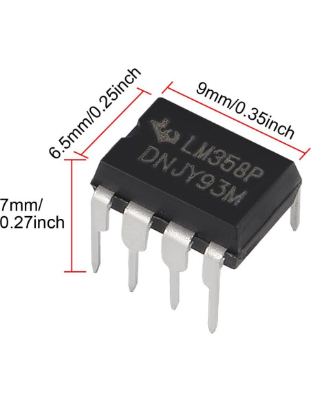 50 Pcs Amplificador Operacional LM358P DORHEA 2 Canales 50 Pcs Amplificador Operacional LM358P DORHEA 2 Canales