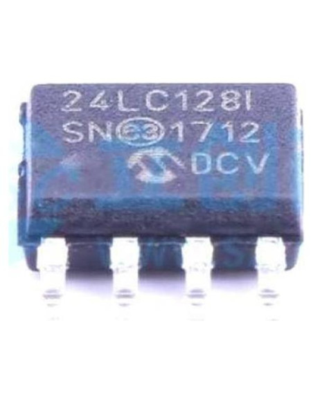 2 Piezas EEPROM 24LC128T-I/SN SOIC-8 Genérico 2 Piezas EEPROM 24LC128T-I/SN SOIC-8 Genérico