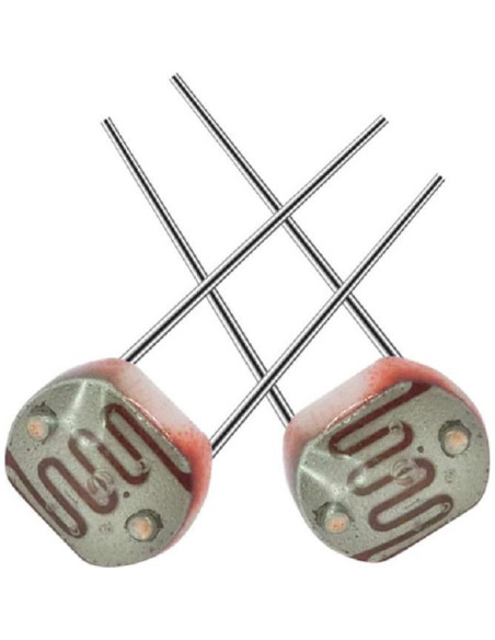 200 Piezas LDR 5mm Fotoresistor Chironal - Resistencia Fotoconductiva 200 Piezas LDR 5mm Fotoresistor Chironal - Resistencia Fotoconductiva