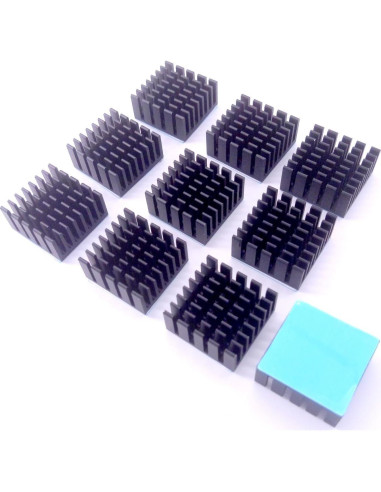 Kit de Disipadores de Calor Easycargo 10pcs 20x20x10mm