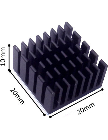 Kit de Disipadores de Calor Easycargo 10pcs 20x20x10mm