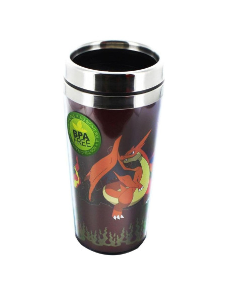 Vaso de Viaje Pokemon Charizard Y 473 ml Rojo Vaso de Viaje Pokemon Charizard Y 473 ml Rojo