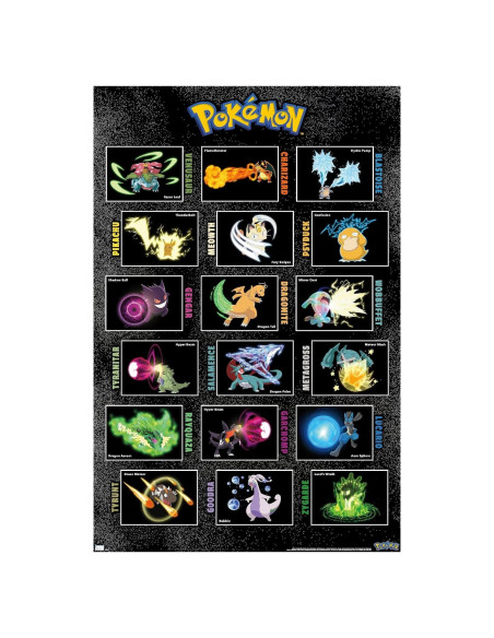 Póster de Pared Pokémon Trends International 86.4x56.8 cm Premium Póster de Pared Pokémon Trends International 86.4x56.8 cm Premium