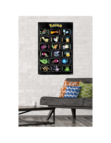 Póster de Pared Pokémon Trends International 86.4x56.8 cm Premium