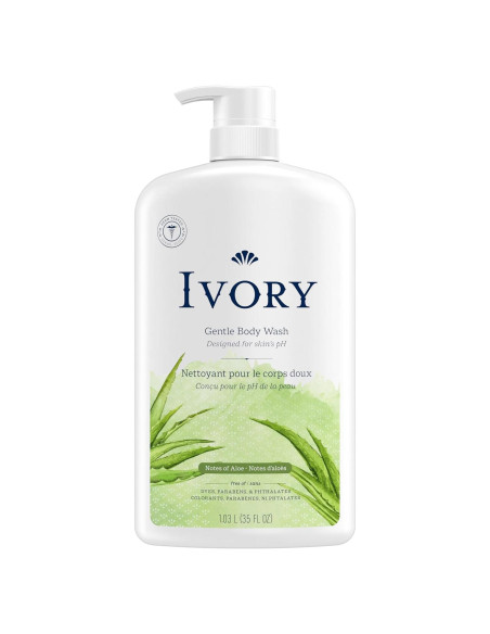 Jabón Corporal Suave Ivory 1.04L Aloe Vera - Sin Colorantes Jabón Corporal Suave Ivory 1.04L Aloe Vera - Sin Colorantes