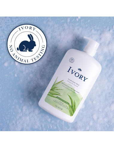 Jabón Corporal Suave Ivory 1.04L Aloe Vera - Sin Colorantes