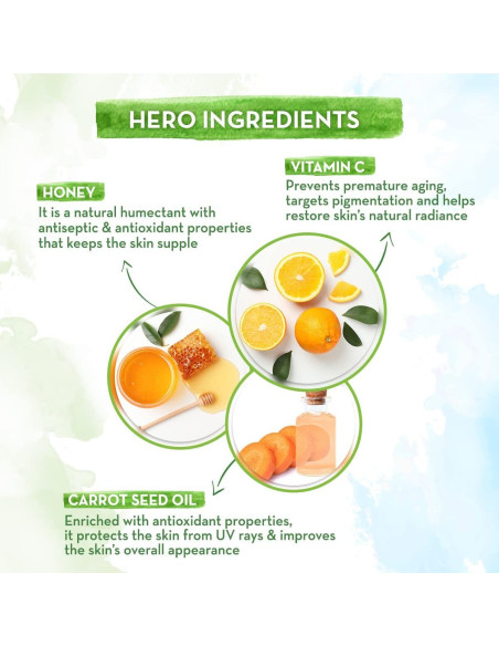 Loción Corporal Solar Mamaearth Vitamina C SPF 30 300ml