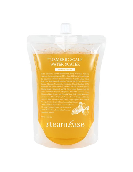 Exfoliante de Cuero Cabelludo STEAMBASE Cúrcuma 500 ml Exfoliante de Cuero Cabelludo STEAMBASE Cúrcuma 500 ml