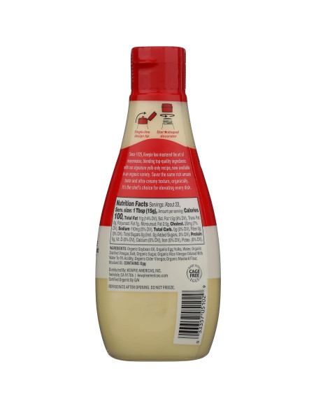 Mayonesa Orgánica KEWPIE 340 g - Sin grasas hidrogenadas Mayonesa Orgánica KEWPIE 340 g - Sin grasas hidrogenadas