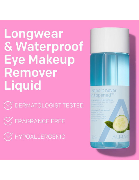 Removedor de Maquillaje de Ojos Almay 118 ml Hipoalergénico Removedor de Maquillaje de Ojos Almay 118 ml Hipoalergénico