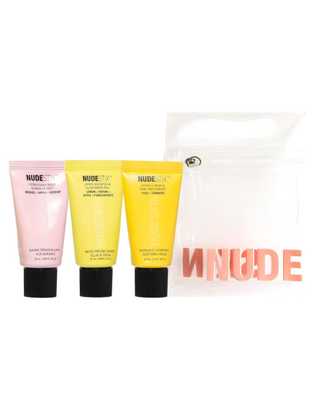 Nudestix Set de Renovación Cítrica para Maquillaje - Kit de Viaje Nudestix Set de Renovación Cítrica para Maquillaje - Kit de Viaje