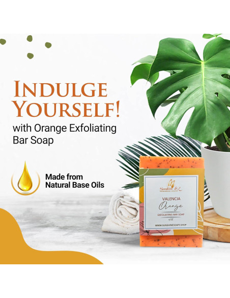 Jabón Exfoliante Sunshine & K Naranja 142 g Hecho a Mano Jabón Exfoliante Sunshine & K Naranja 142 g Hecho a Mano