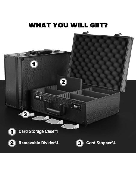 Caja de Almacenamiento Kabinka para Tarjetas 600+ Toploaders Caja de Almacenamiento Kabinka para Tarjetas 600+ Toploaders