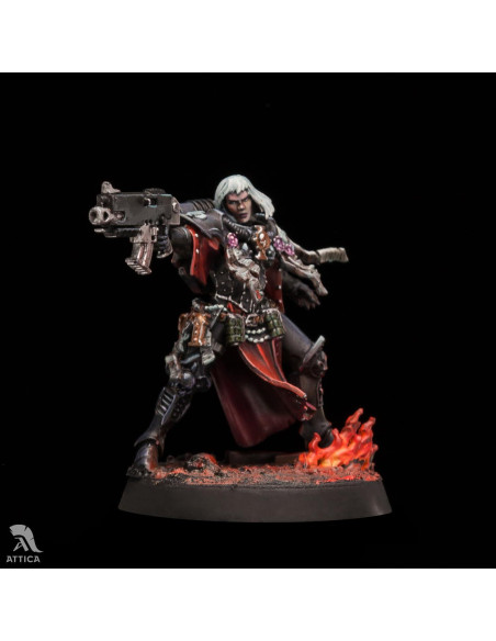 Miniatura Pintada Hermana Tariana Palos Adepta Sororitas Miniatura Pintada Hermana Tariana Palos Adepta Sororitas