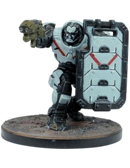 Juego de Miniaturas Enforcer Peacekeepers Mantic Games 5 Piezas Juego de Miniaturas Enforcer Peacekeepers Mantic Games 5 Piezas
