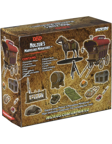 Miniaturas D&D WizKids Campamento del Aventurero 249g