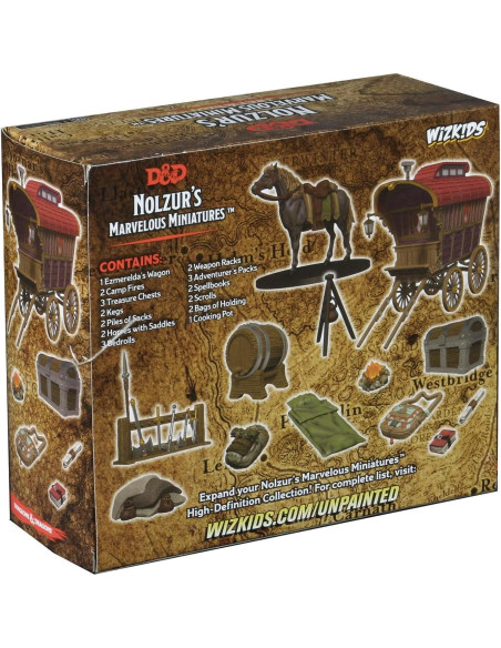 Miniaturas D&D WizKids Campamento del Aventurero 249g Miniaturas D&D WizKids Campamento del Aventurero 249g